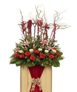 Amazing Excellence Congratulatory Flower Stand