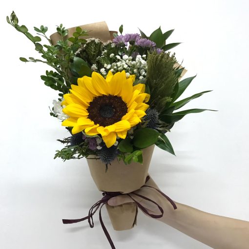sunflower bouquet by farm florist singapore (8)