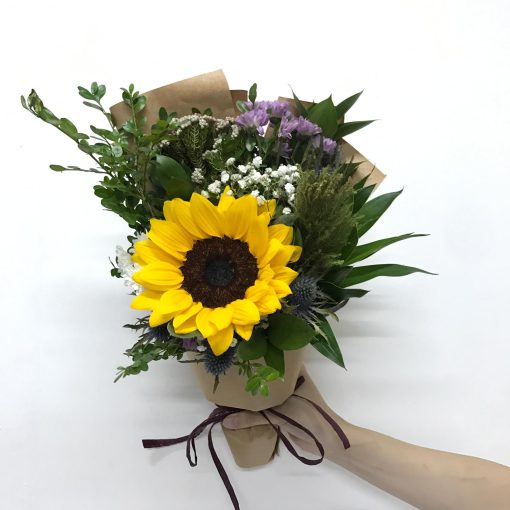 sunflower bouquet by farm florist singapore (8)