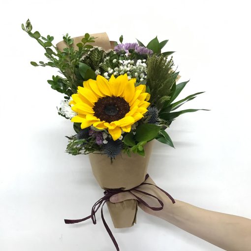 sunflower bouquet by farm florist singapore (8)