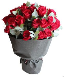 erika rose bouquet by farm florist