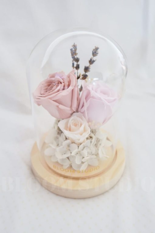 Preserved Flower Dome Cherie 1