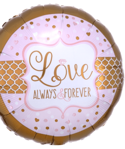 Always & Forever Round Shaped Balloon
