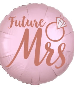 Future Mrs Round Shaped Balloon