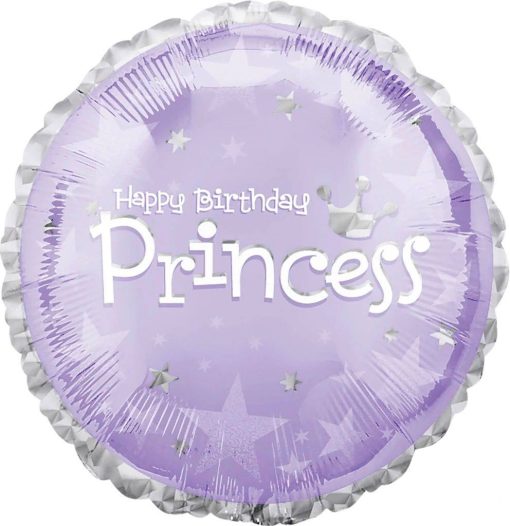 Express Yourself Birthday Princess Holographic Balloon
