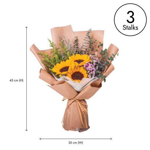 Surprise Sunflower Bouquet - Image 2