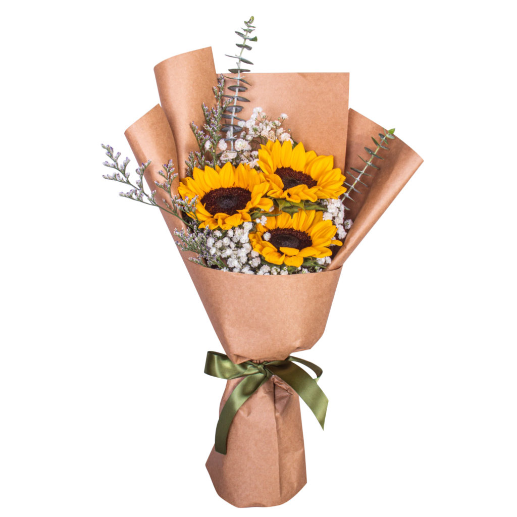 Sunflower Bouquet - Hand Held Bouquets by FARM Florist Singapore