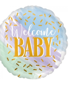 Welcome Baby Round Shaped Balloon