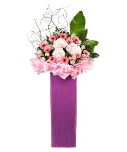 Luck and Prosperity grand opening flower stand by farmflorist