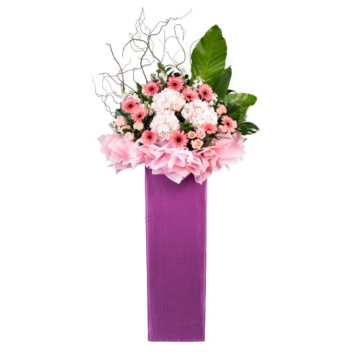 Luck and Prosperity grand opening flower stand by farmflorist