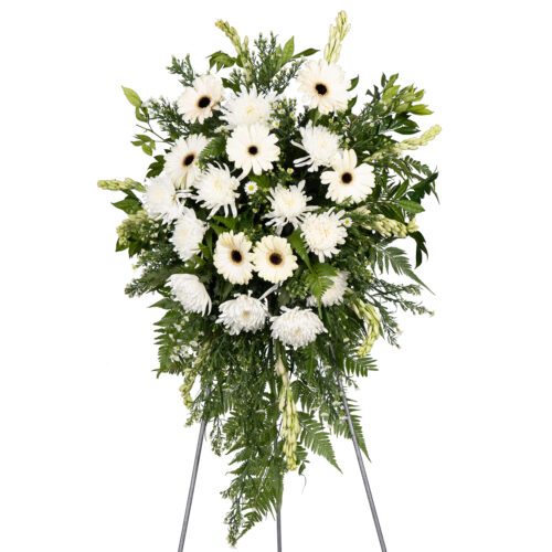 Gracefulness condolence flower stand by farmflorist