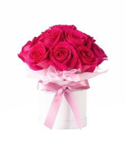 Artisanal Floral Round Box