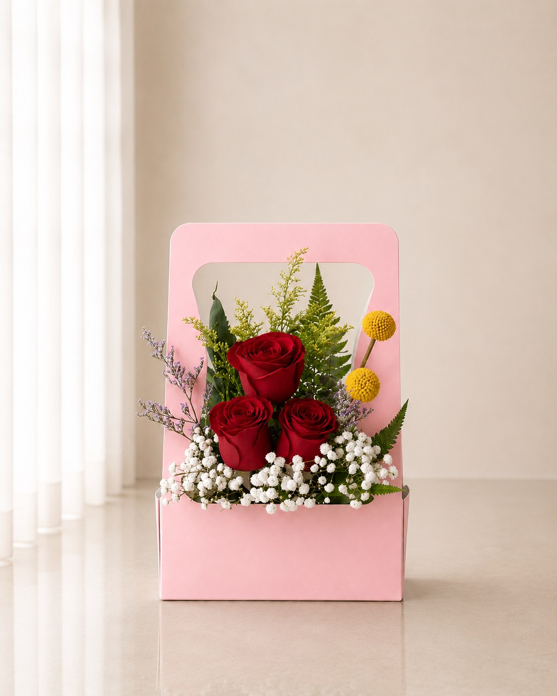 Promise - 3 Rose Bloom Box