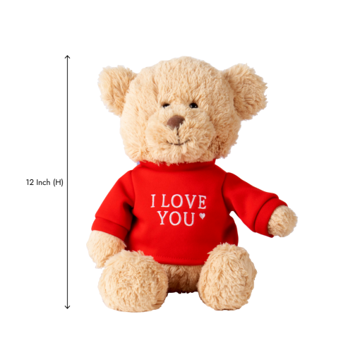 Premium 30 cm I Love You Teddy Bear - Image 2