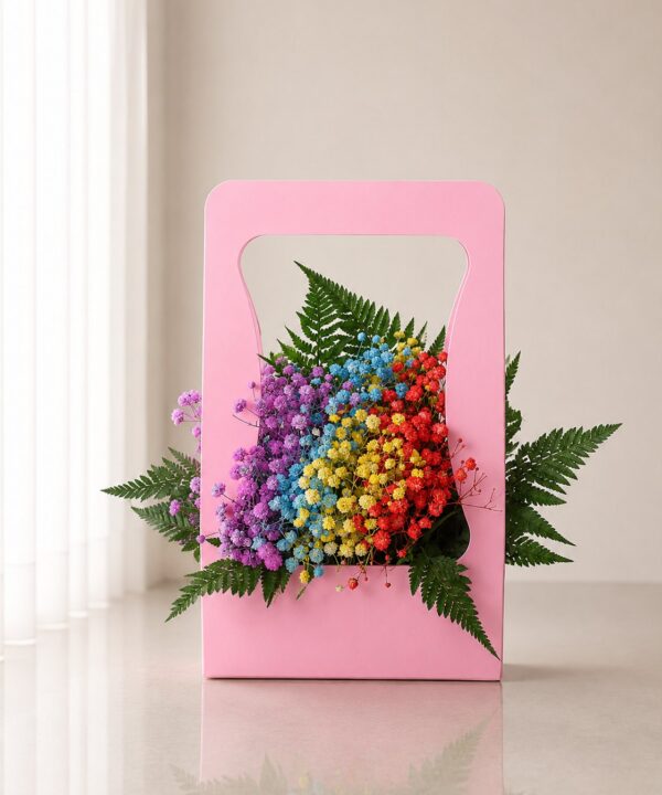 Rainbow Baby's Breath Bloom Box