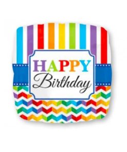 Happy Birthday Square Shaped Balloon