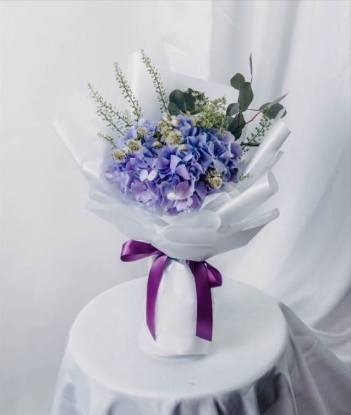 Dreamy Purple Bloom Bouquet - Image 3