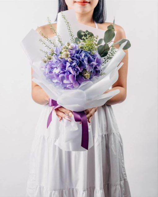 Dreamy Purple Bloom Bouquet - Image 2