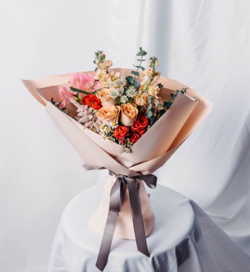 Luxe Rose Glow Bouquet - Image 3