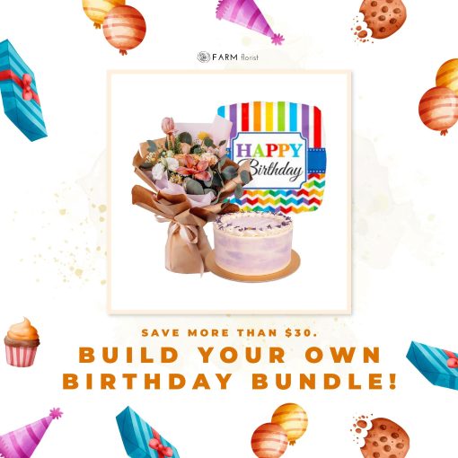 Floral Splendour Birthday Bundle - Choose Your Balloon - Image 8