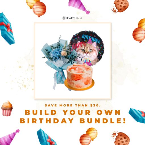 Floral Splendour Birthday Bundle - Choose Your Balloon - Image 9