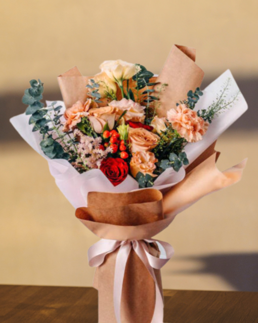 Dreamy Purple Bloom Bouquet - Image 4