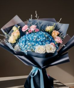 Harmony of Blue Gems Bouquet