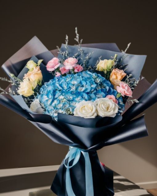 Harmony of Blue Gems Bouquet