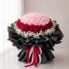 99 Roses Bouquet - Red Pink