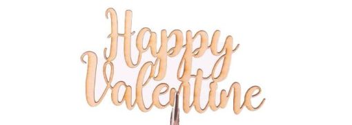 Happy Valentine's Bouquet Topper