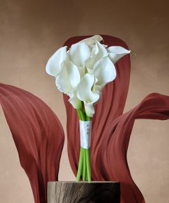 Mystical Meadows: White and Green Themed: Velvet Vows Bridal Bouquet
