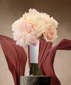 Whimsical Whispers: Blush and Ivory Bridal Themed Bridesmaid Bouquet