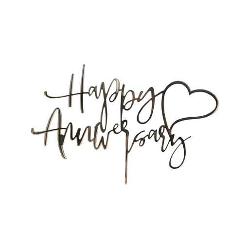 Happy Anniversary Bouquet Topper