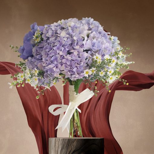 Lavender Lullaby: Lavender and Lilac Bridal Themed Bridesmaid Bouquet - Image 3