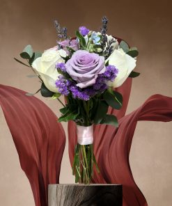 Lavender Lullaby: Lavender and Lilac Bridal Themed Bridesmaid Bouquet