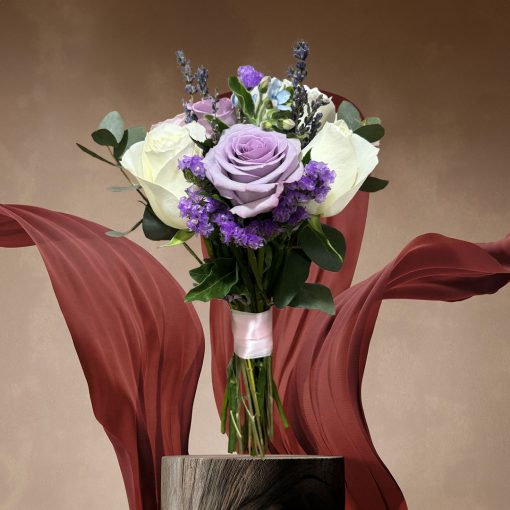 Lavender Lullaby: Lavender and Lilac Bridal Themed Bridesmaid Bouquet