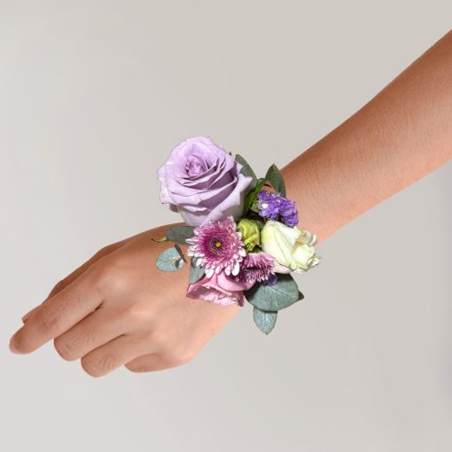 Lavender Lullaby: Lavender and Lilac Wrist Corsage