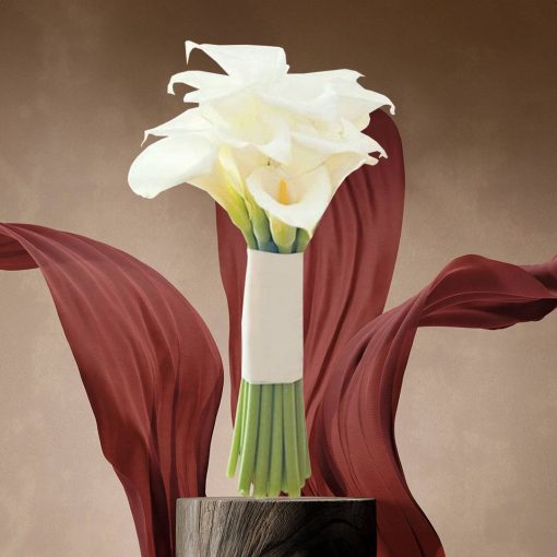 Mystical Meadows: White and Green Themed Boutonniere - Image 13