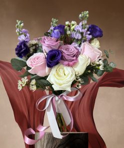 Lavender Lullaby: Lavender and Lilac Themed: Lavender Delight Bridal Bouquet