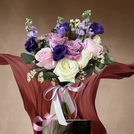 Lavender Lullaby: Lavender and Lilac Themed: Lavender Delight Bridal Bouquet