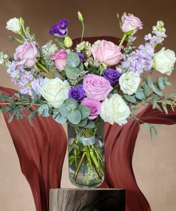Lavender Lullaby: Lavender and Lilac Themed: Lilac Fantasy Vase Arrangement