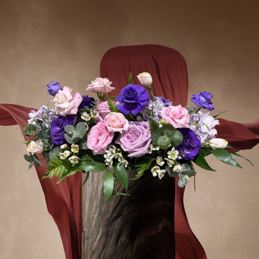 Lavender Lullaby: Lavender and Lilac Themed: Lilac Horizon Centrepiece