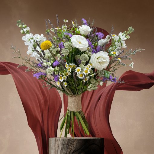 Lavender Lullaby: Lavender and Lilac Themed: Lavender Delight Bridal Bouquet - Image 6
