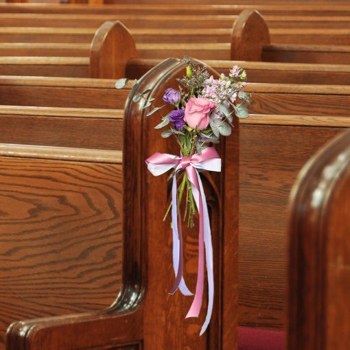 Lavender Lullaby: Lavender and Lilac Themed Wedding Pew - Image 2