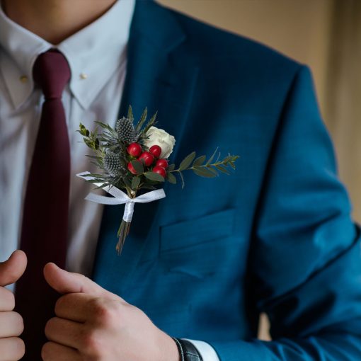 Lavender Lullaby: Lavender and Lilac Bridal Themed Boutonniere - Image 10