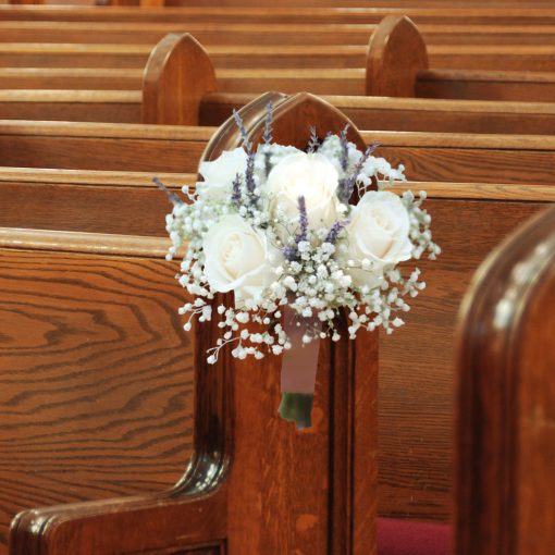 Lavender Lullaby: Lavender and Lilac Themed Wedding Pew - Image 4
