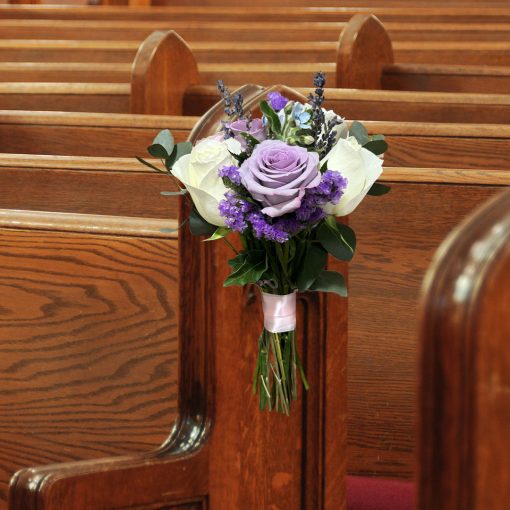 Lavender Lullaby: Lavender and Lilac Themed Wedding Pew - Image 5
