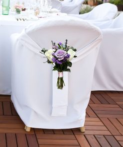 Lavender Lullaby: Lavender and Lilac Bridal Themed Wedding Chair Posy