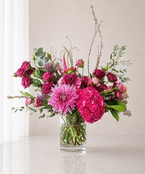 Blush Majesty Ultra Premium Vase Arrangement - Vase