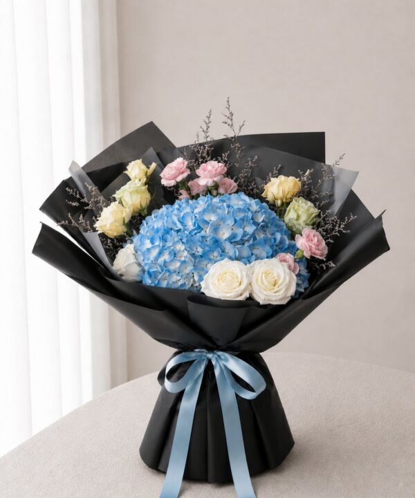 Harmony of Blue Gems Bouquet